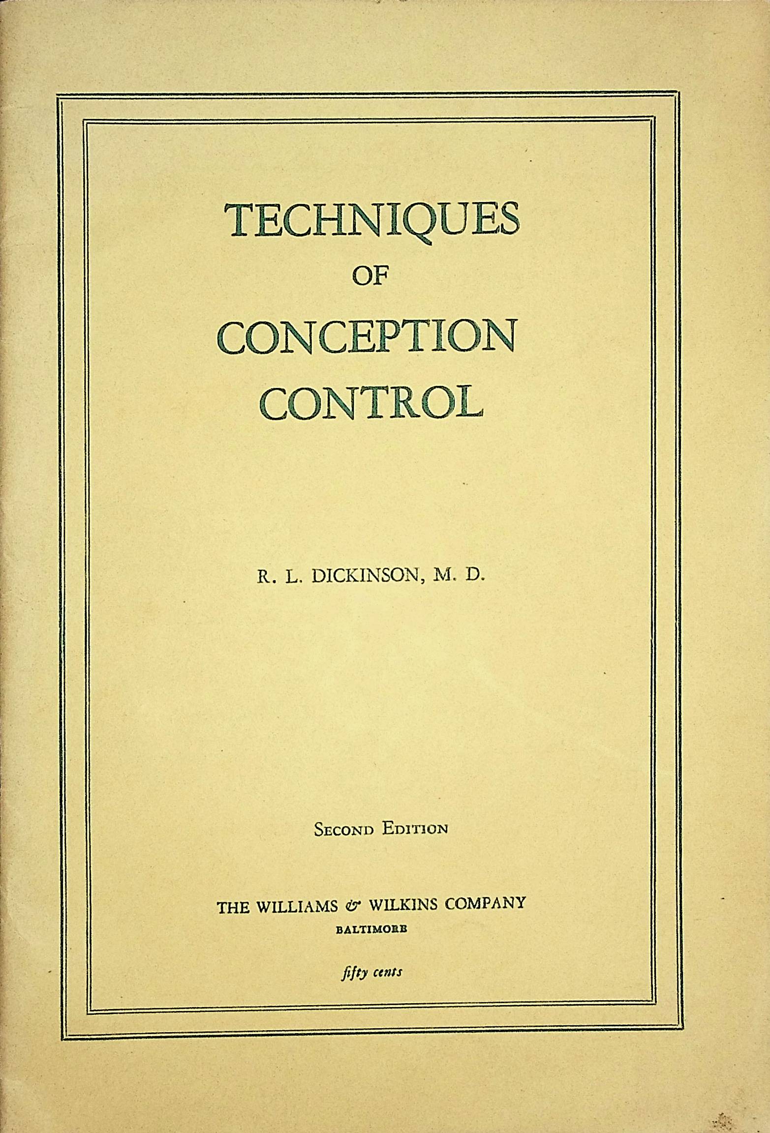 Image for Techniques of Birth Control