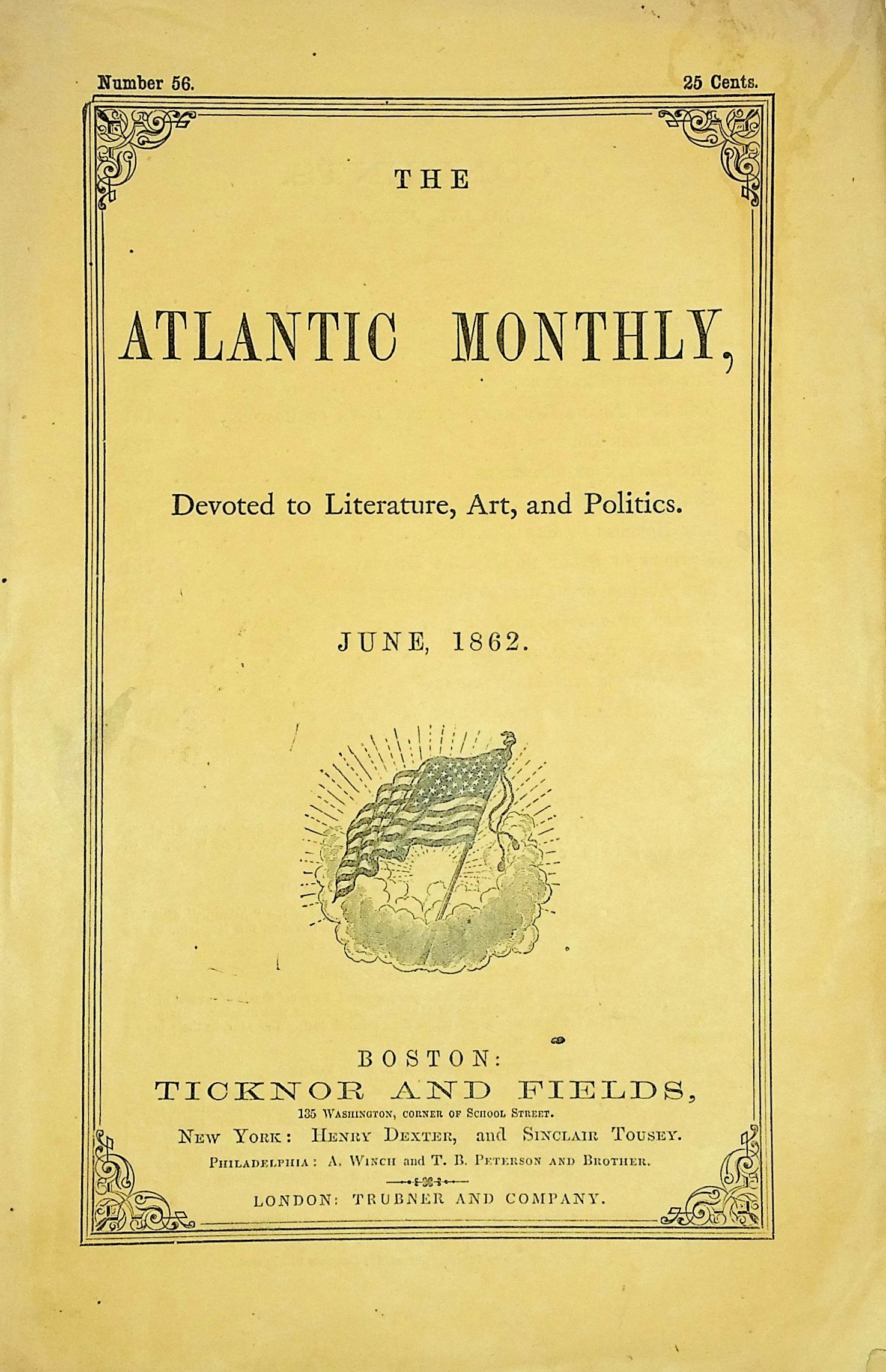 Walking, first printing in The Atlantic Monthly, June 1862 issue