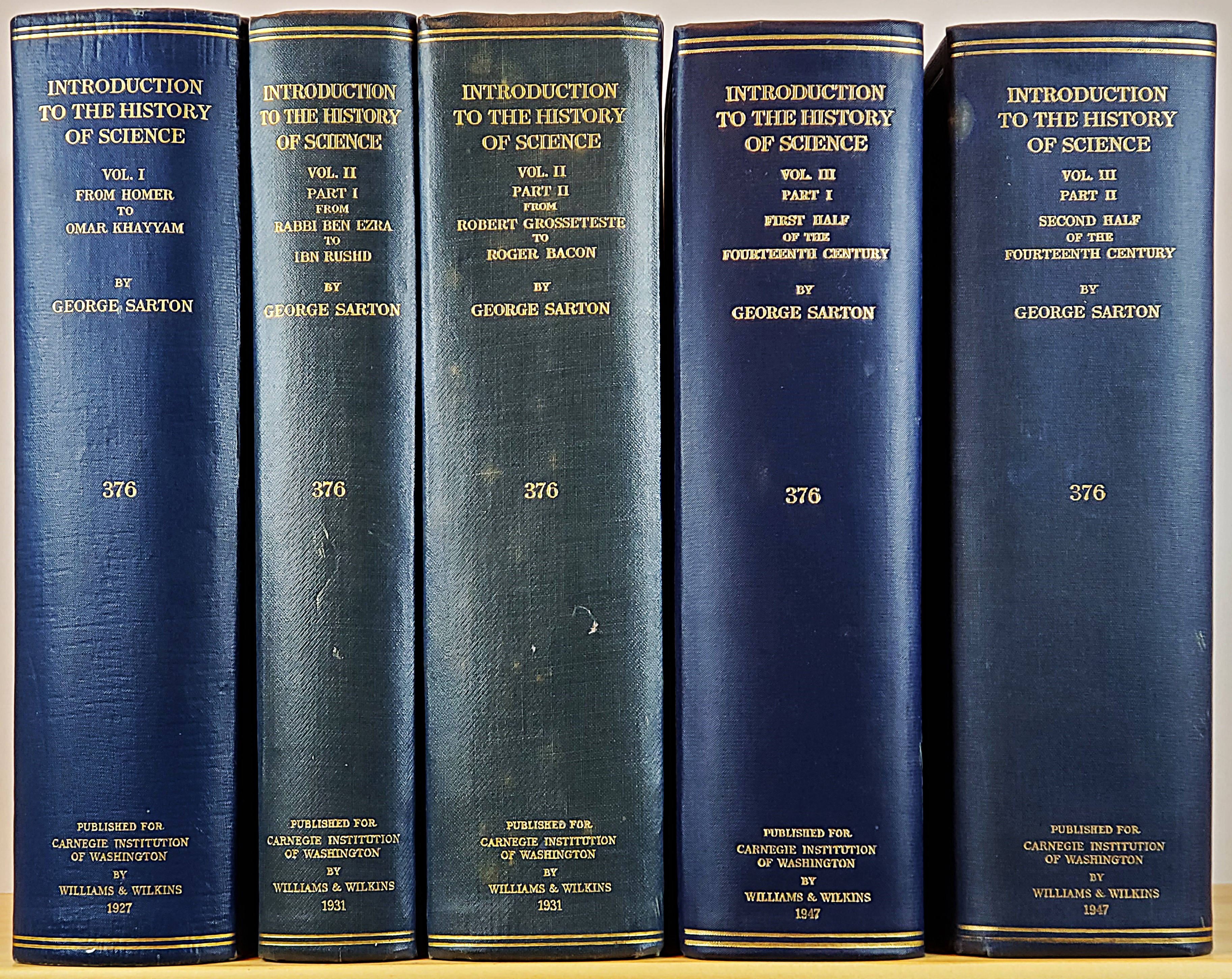 Introduction to the History of Science