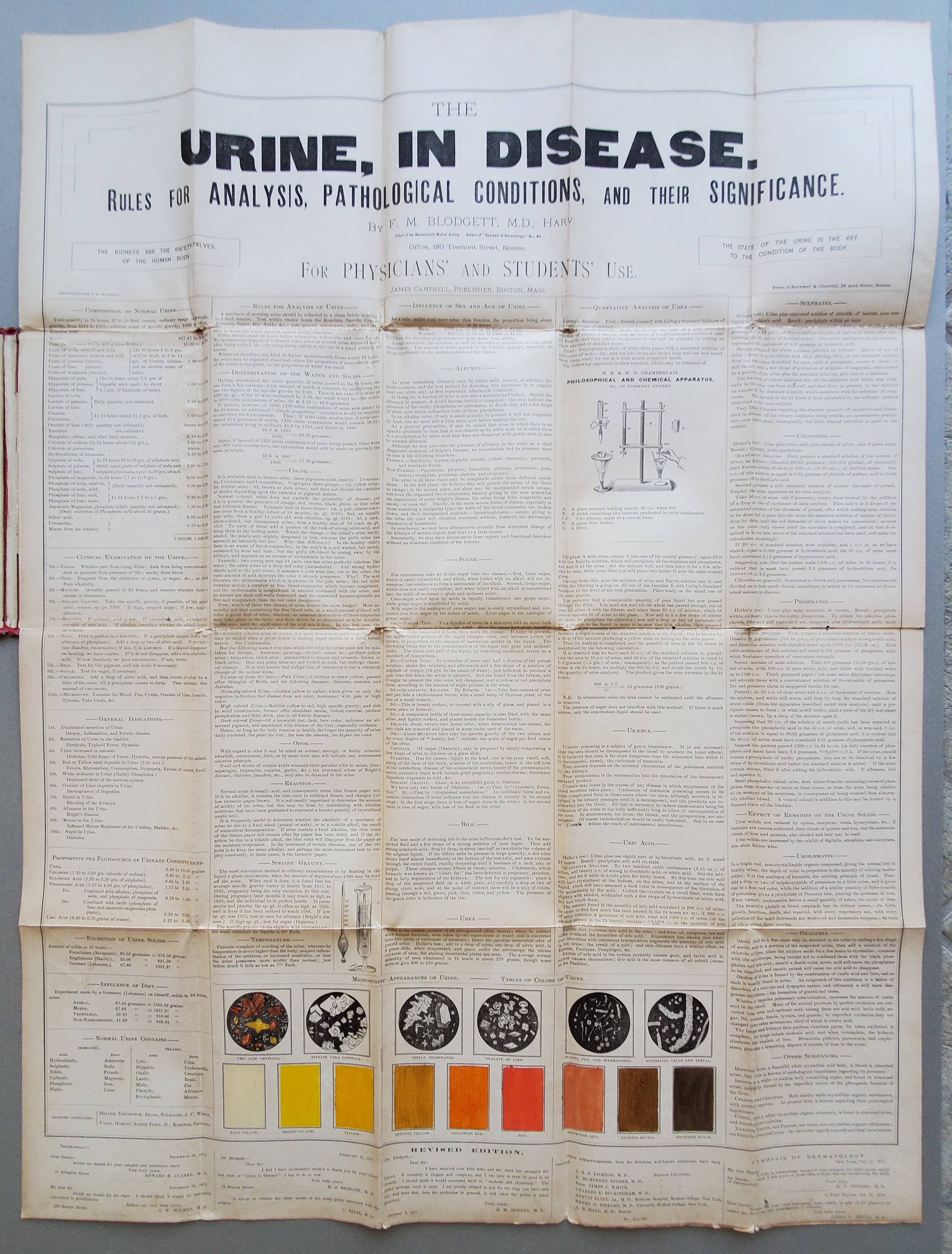 Urine in Disease: Rules for Analysis, Pathologial Conditions, and their Significance, for Physicians' and Students' Use