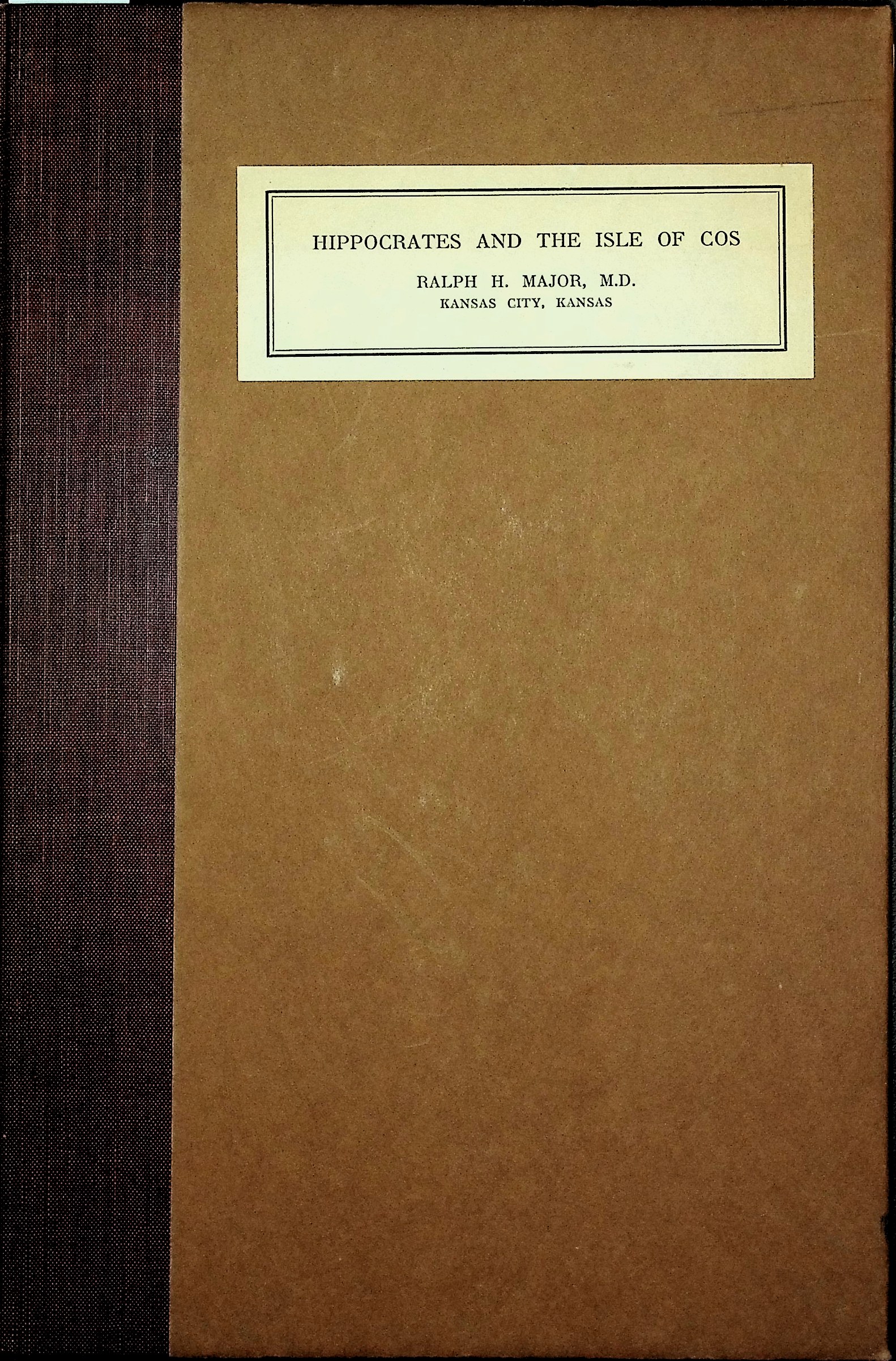 Hippocrates and the Isle of Kos