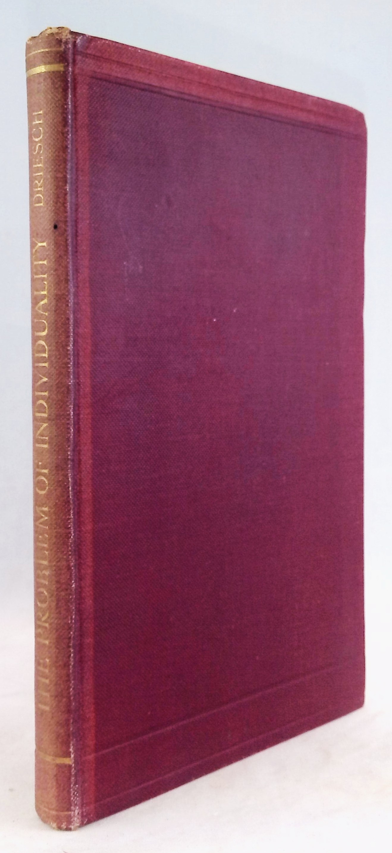 The Problem of Individuality: A Course of Four Lectures Delivered Before the University of London in October 1913