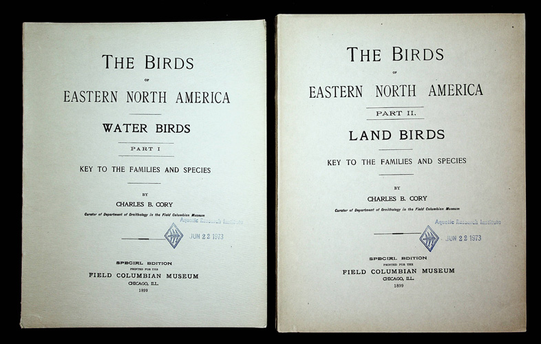 Image for The Birds of Eastern North America. Part I. Water Birds; Part II. Land Birds